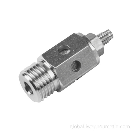 Pneumatic Flow Control Muffler Stainless Steel throttle silencer valve Supplier